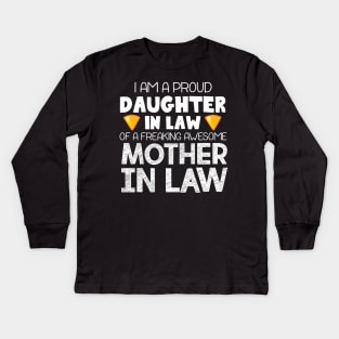 Daughter in law, mother in law Kids Long Sleeve T-Shirt